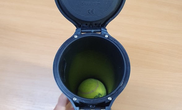 Prototype of the Bounce Tube of tennis and padel balls
